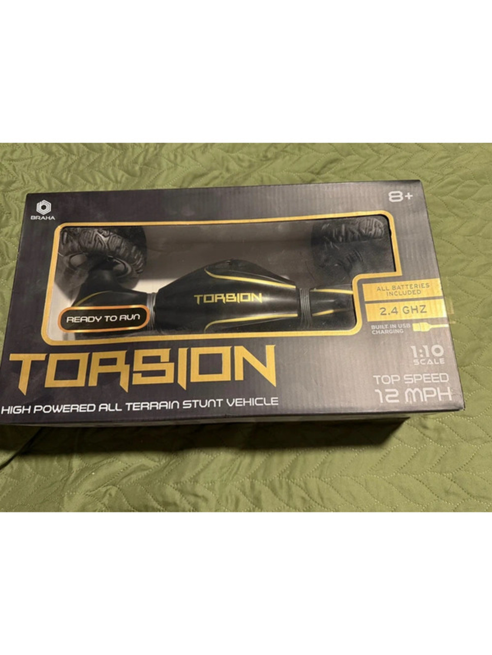 NIB Braha Torsion 1:10 High Powered All Terrain RC Stunt Vehicle